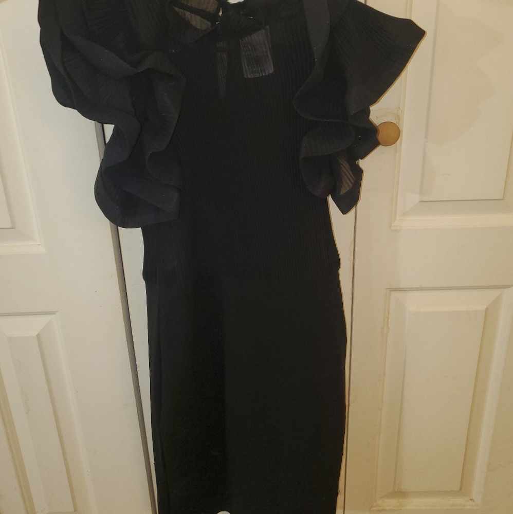 Ruffled Occasion Dress - Picture 4 of 6